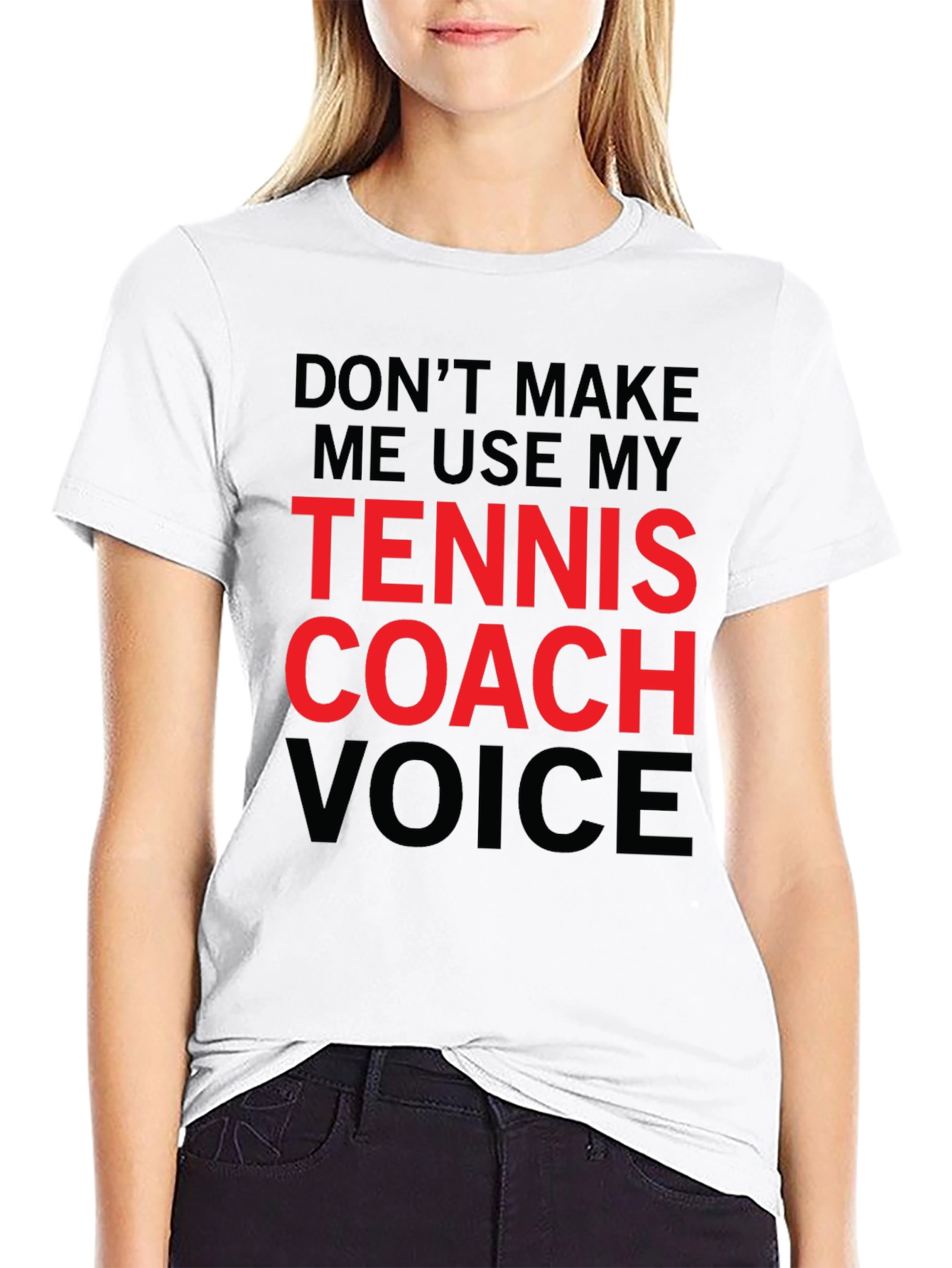 Tennis Coach Voice T-Shirt