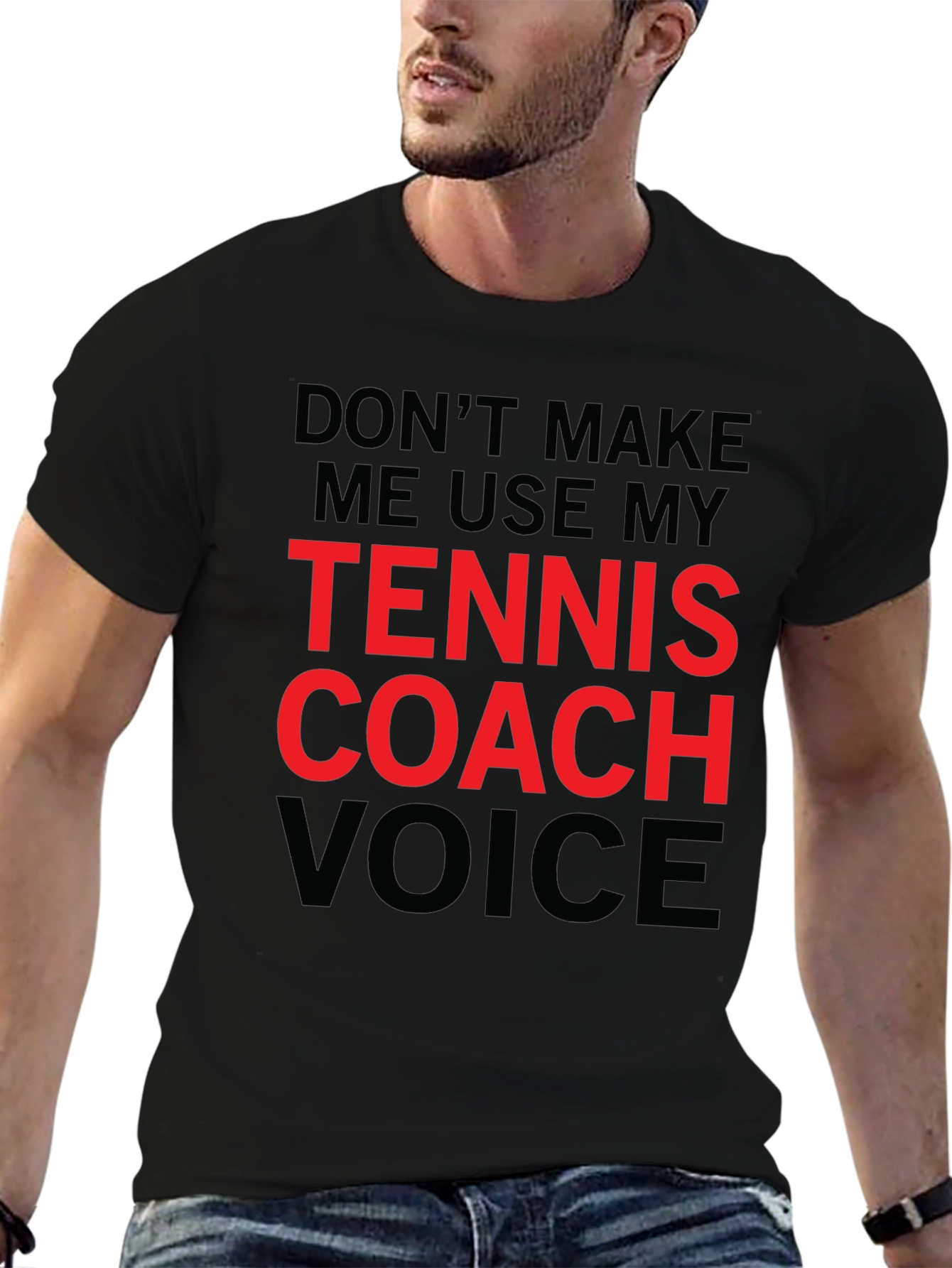 Tennis Coach Voice T-Shirt