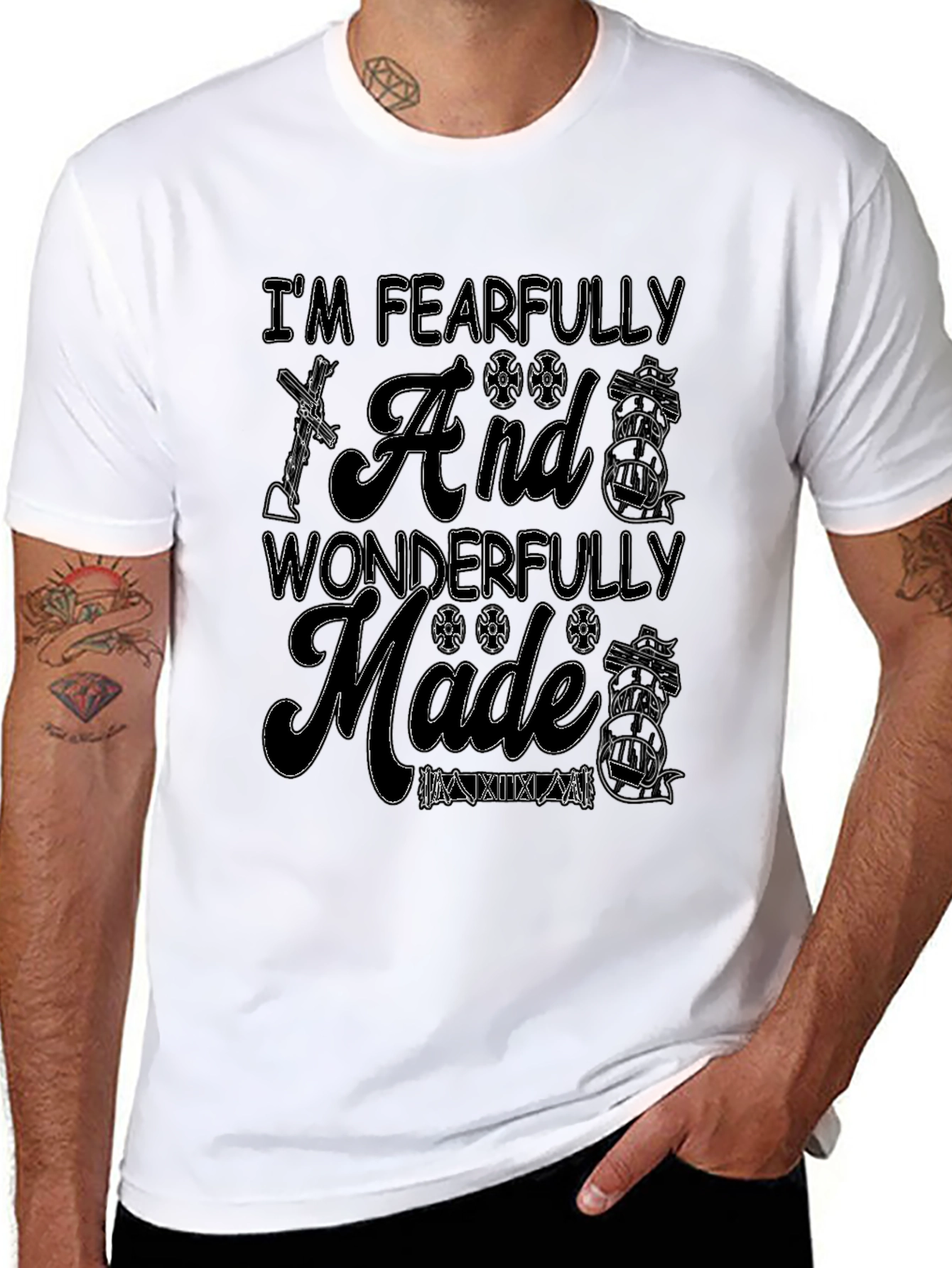 Fearfully and Wonderfully Made Graphic T-Shirt