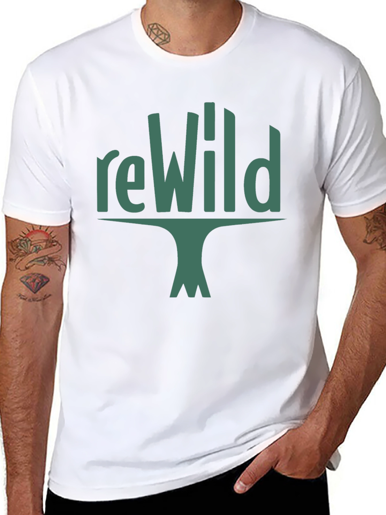 Rewild Tree Graphic Tee - Nature Inspired