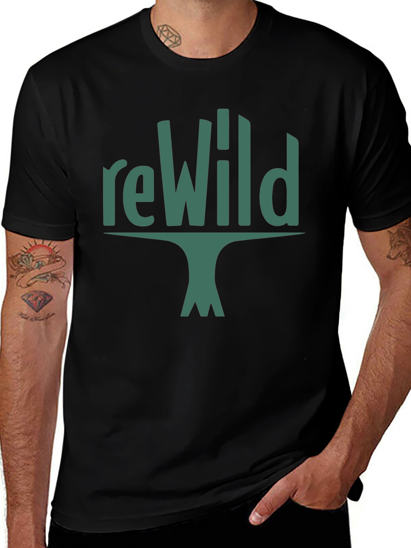 Rewild Tree Graphic Tee - Nature Inspired