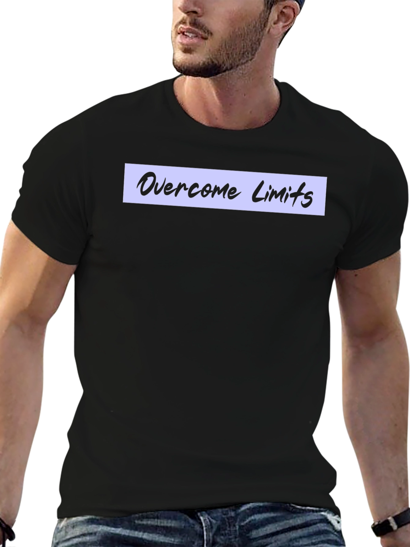 Overcome Limits Graphic Tee - Motivational T-Shirt