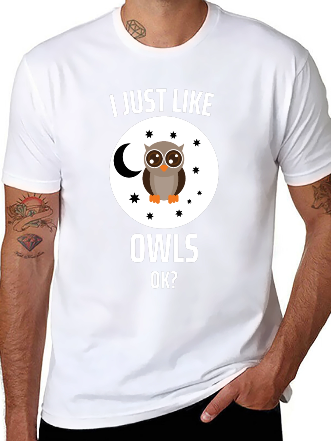 I Just Like Owls OK? T-Shirt