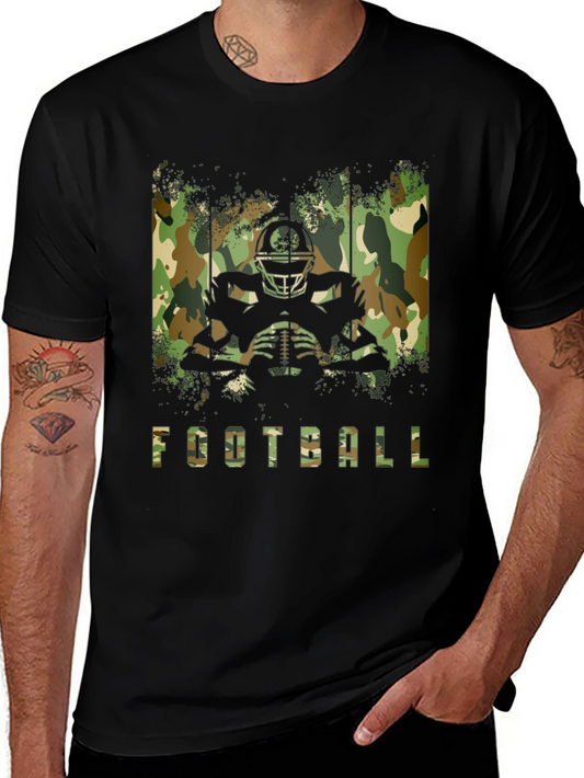 Football Camo T-Shirt - Game Day Ready!
