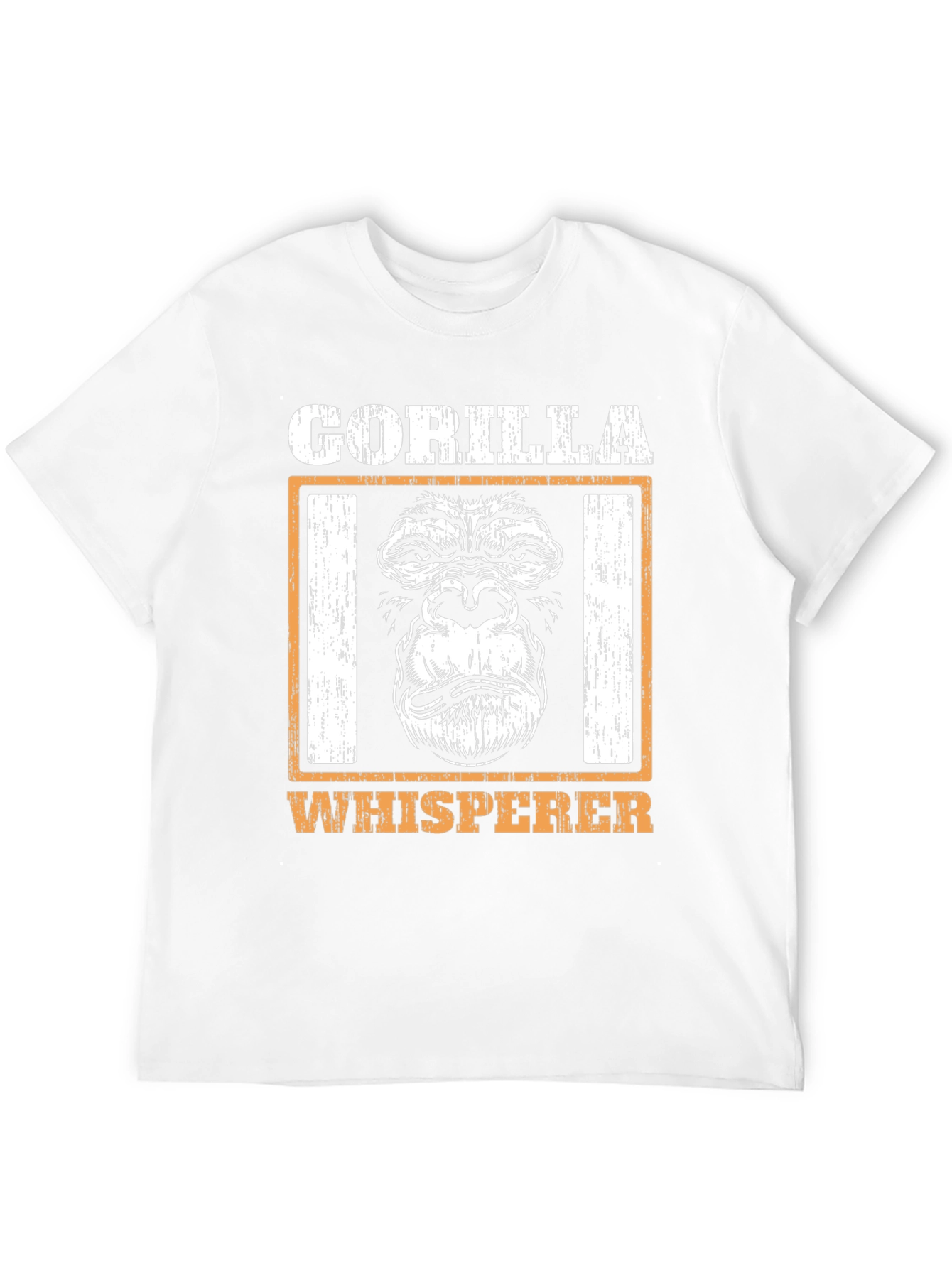 Gorilla Whisperer Graphic Tee - Black Cotton T-Shirt