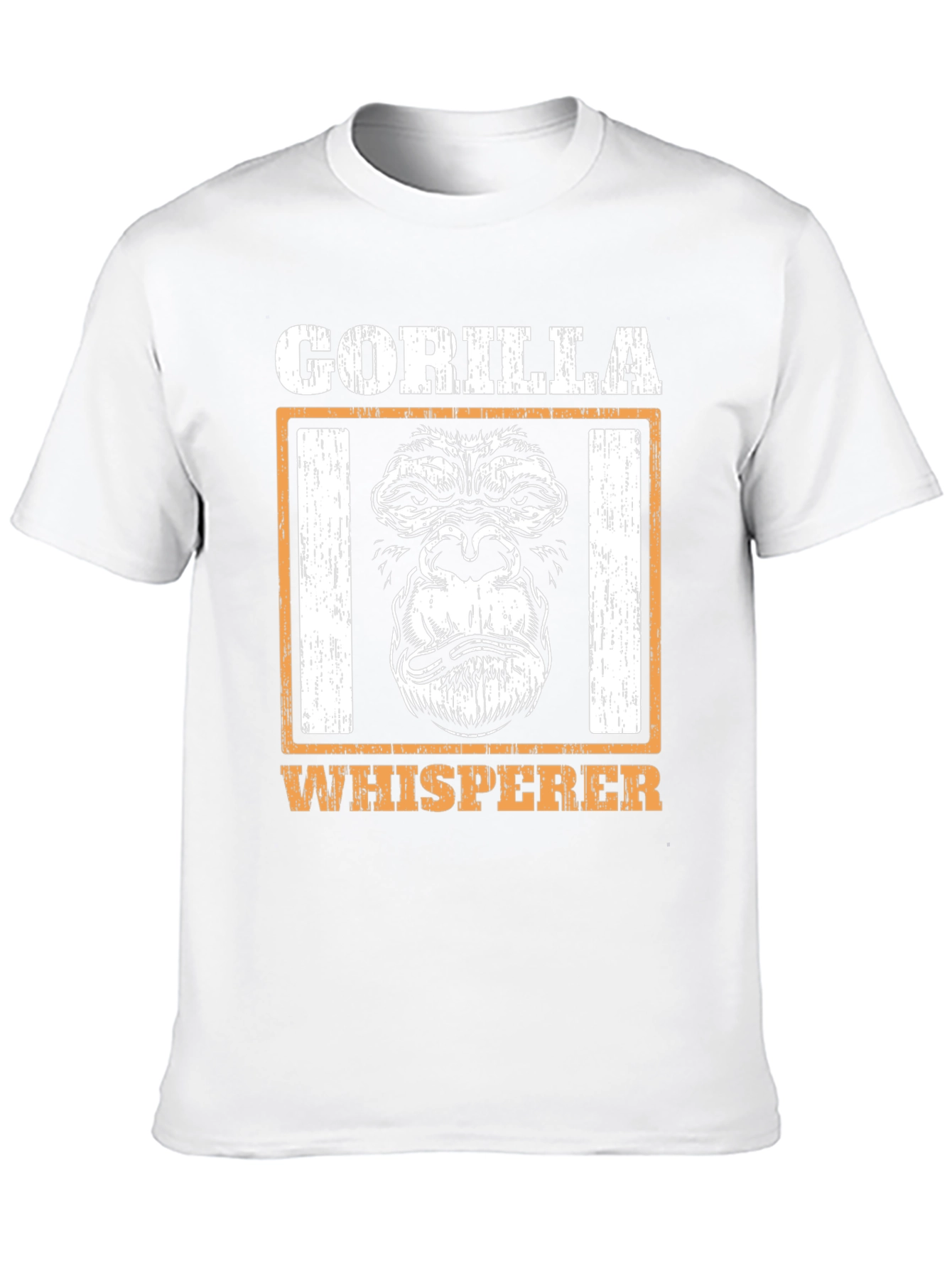 Gorilla Whisperer Graphic Tee - Black Cotton T-Shirt