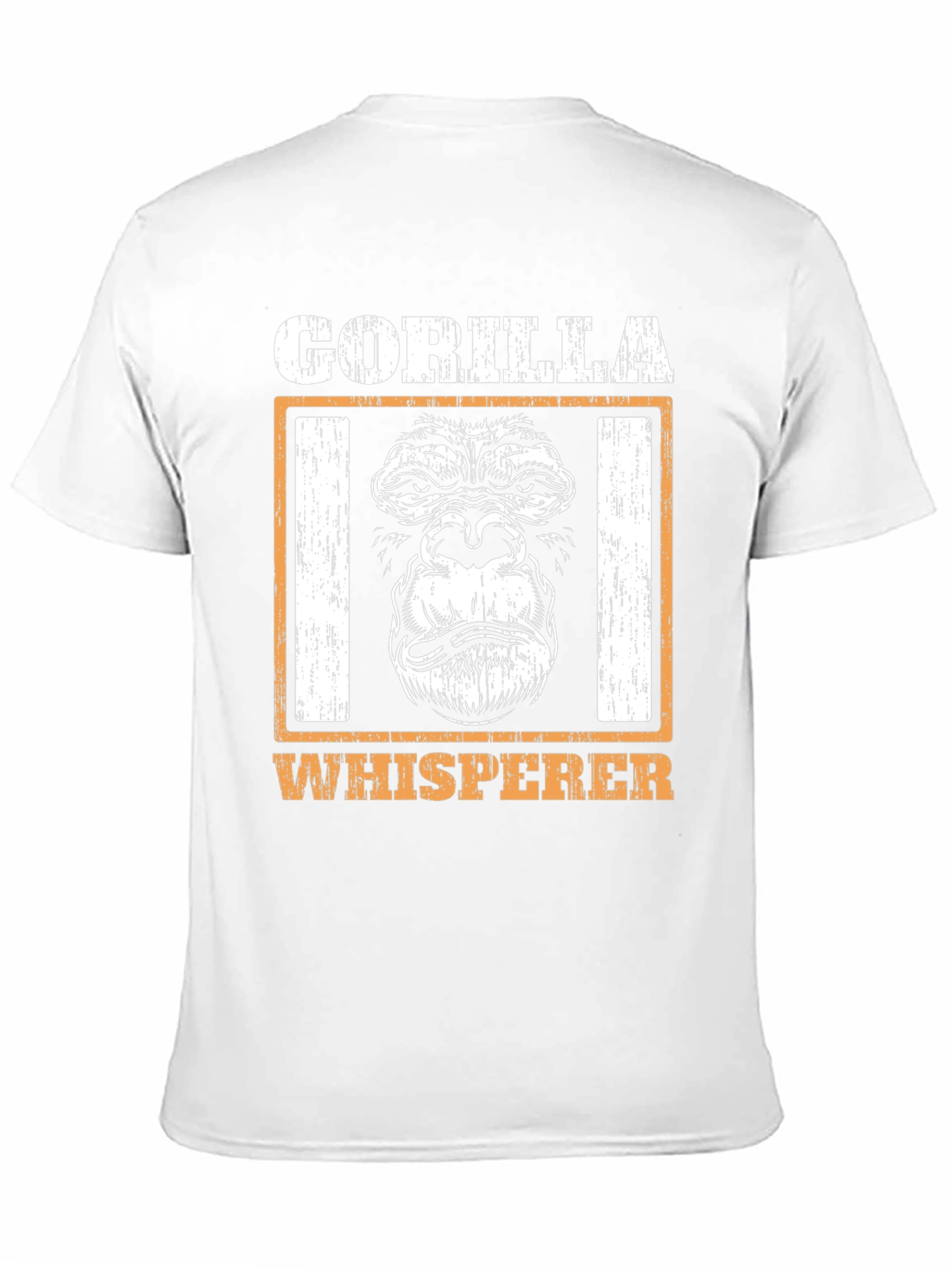 Gorilla Whisperer Graphic Tee - Black Cotton T-Shirt