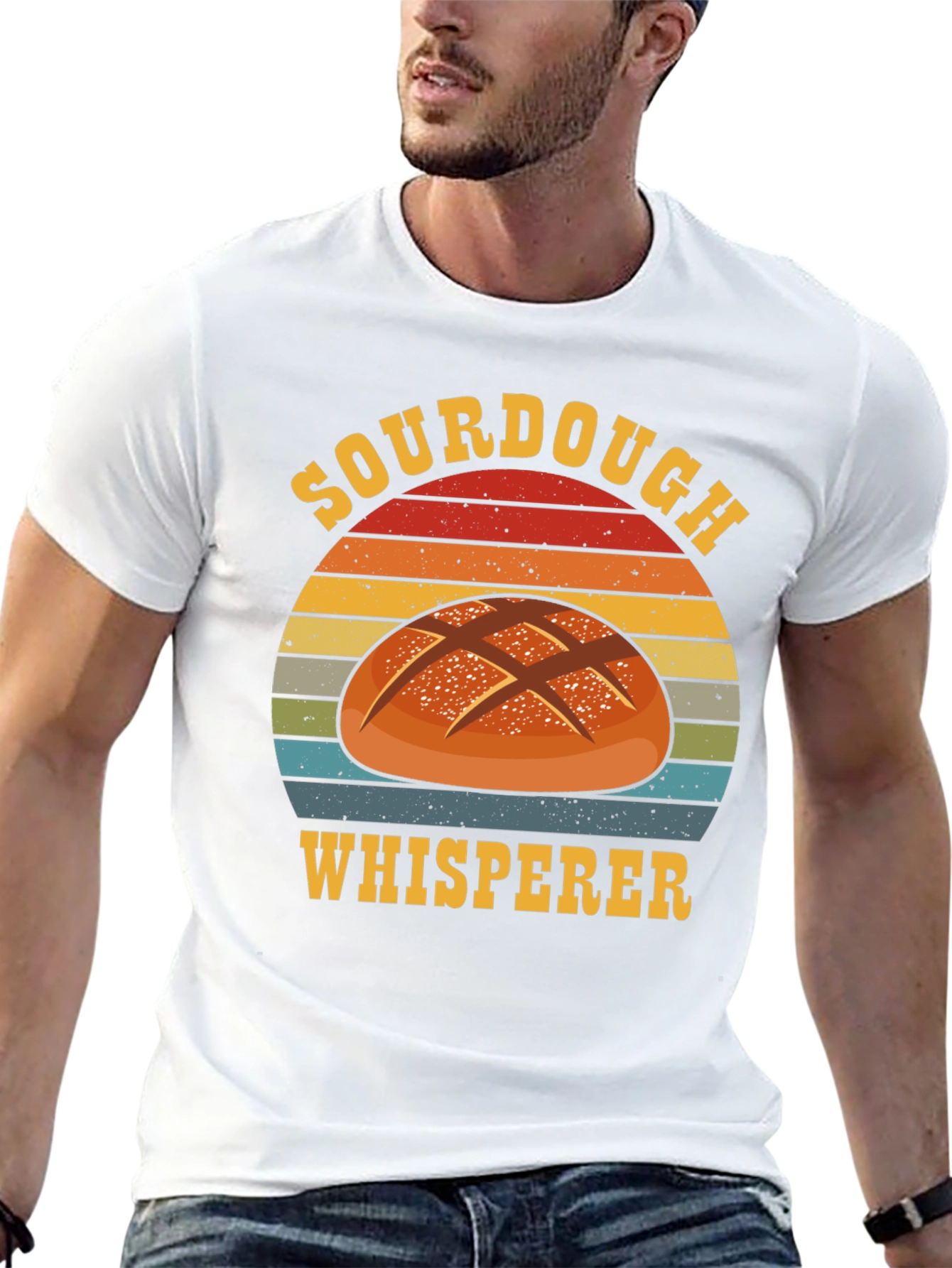 Sourdough Whisperer Graphic Tee - Black Cotton