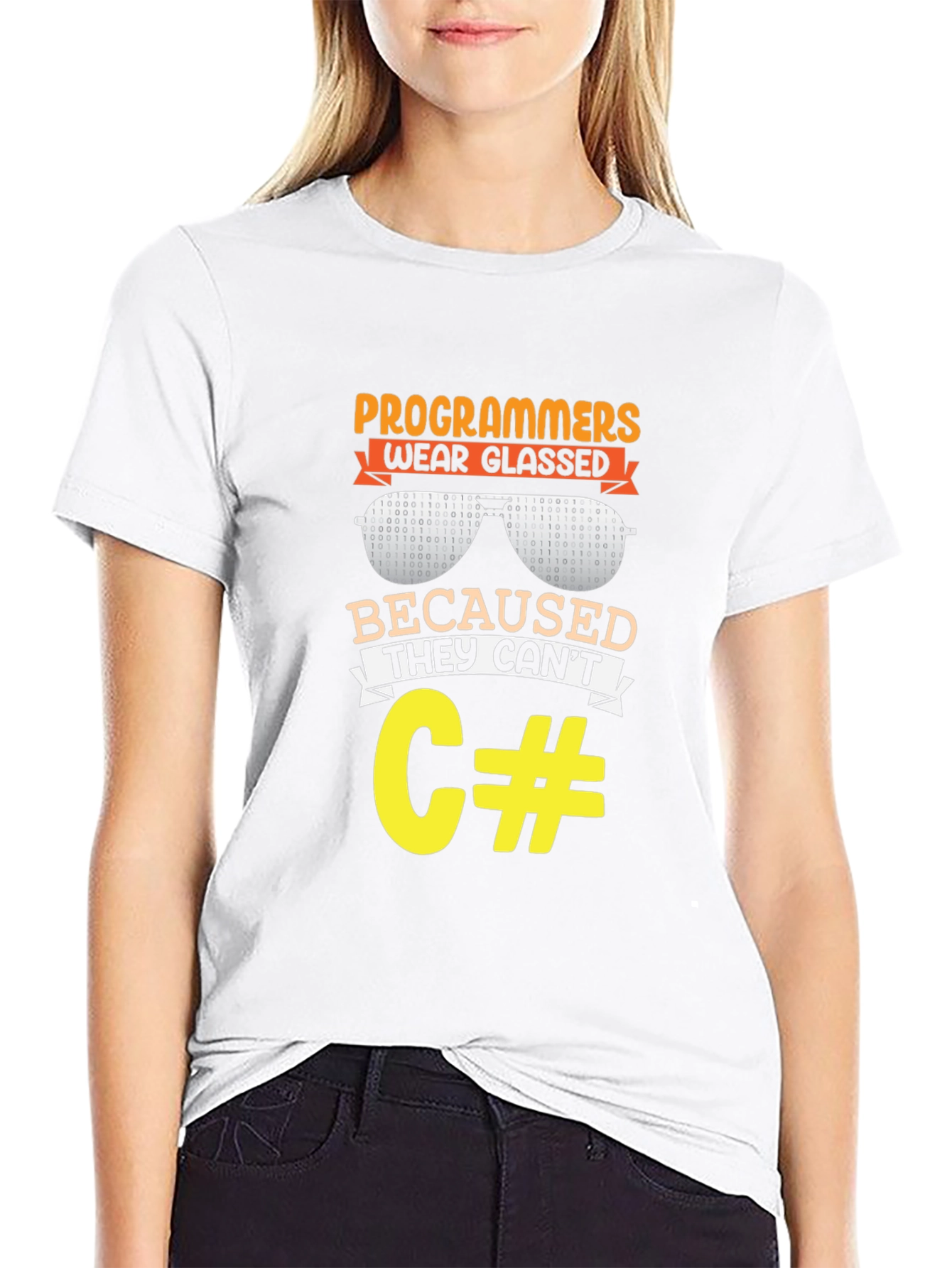 Programmers Wear Glasses Funny Coding T-Shirt