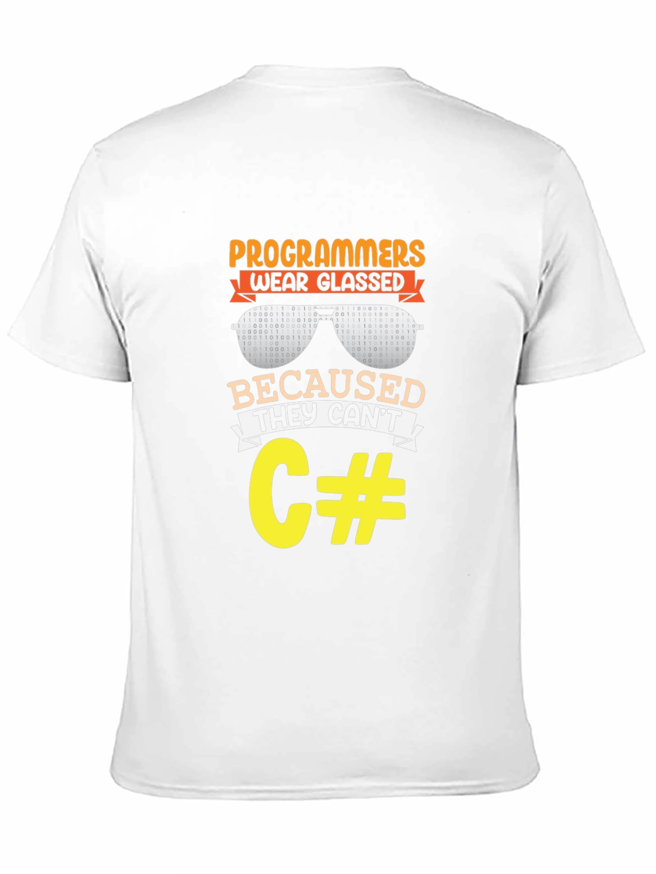 Programmers Wear Glasses Funny Coding T-Shirt