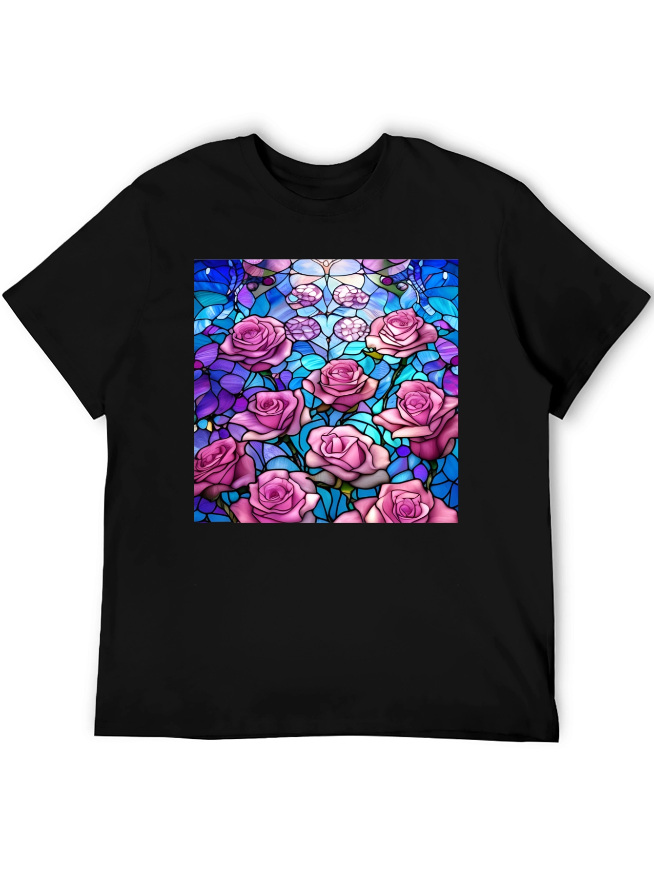Floral Stained Glass T-Shirt