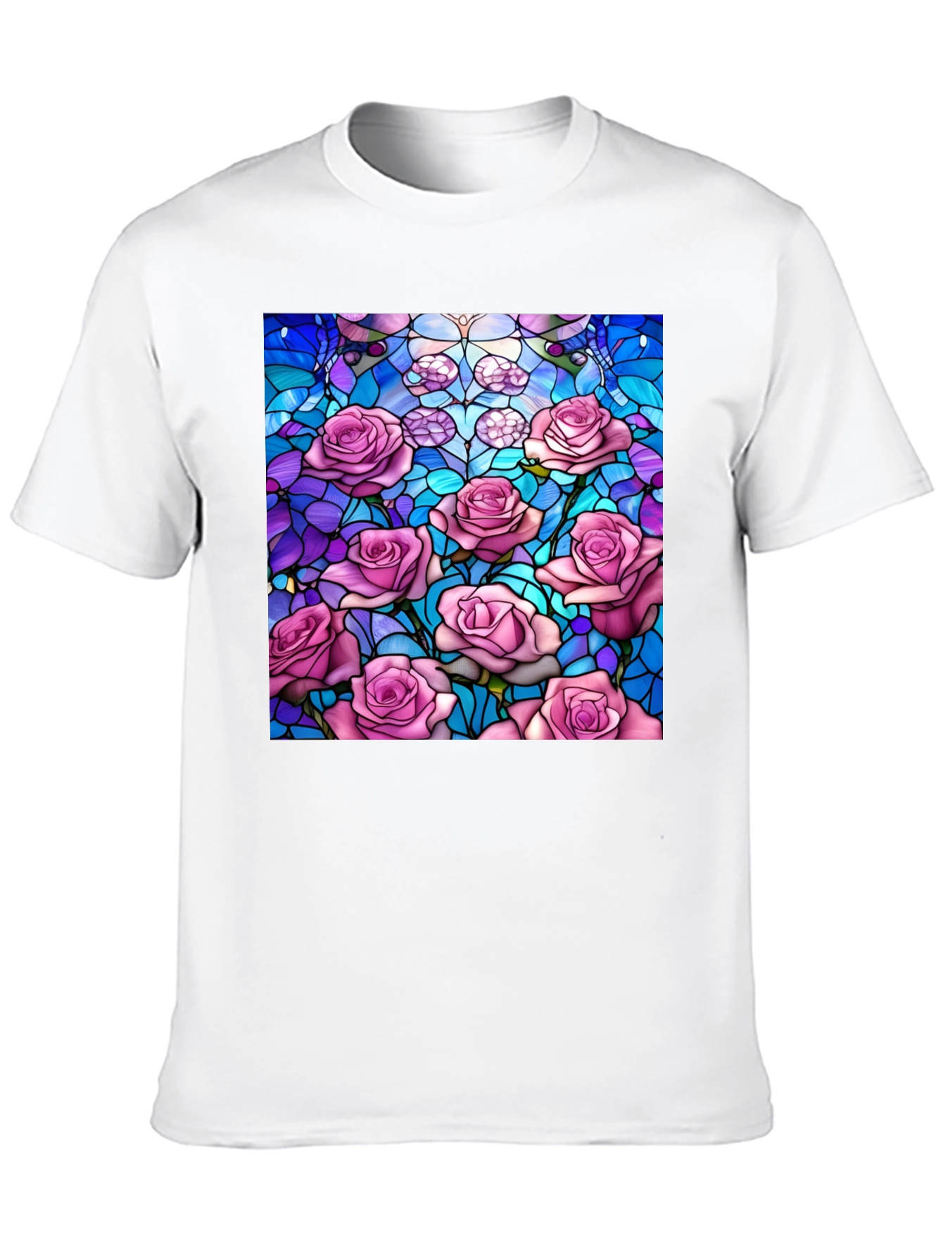 Floral Stained Glass T-Shirt