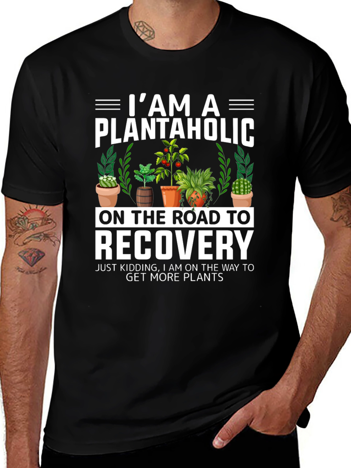 Plantaholic Recovery T-Shirt - Funny Plant Lover Tee