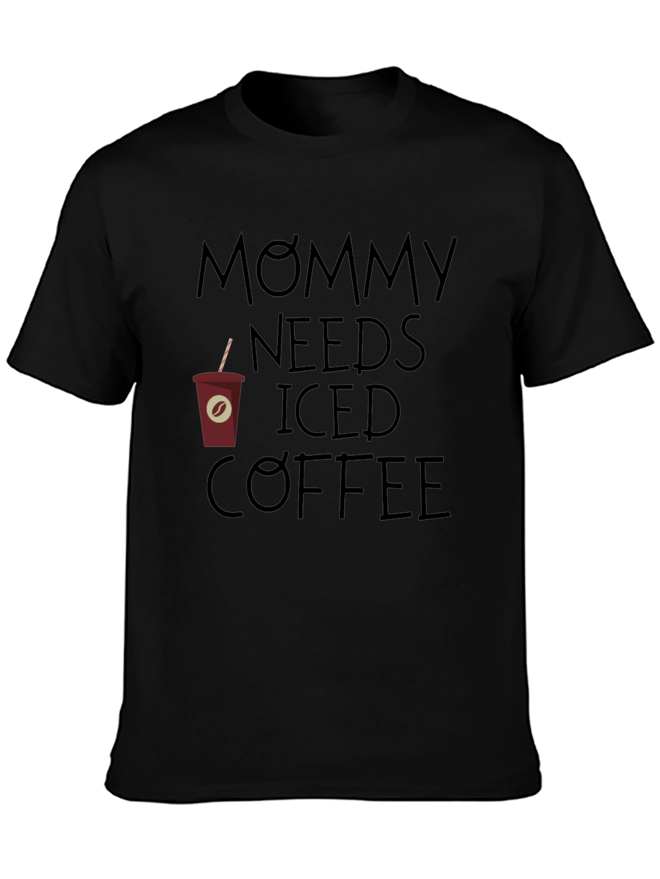 Mommy Needs Iced Coffee Graphic Tee - Relaxed Fit