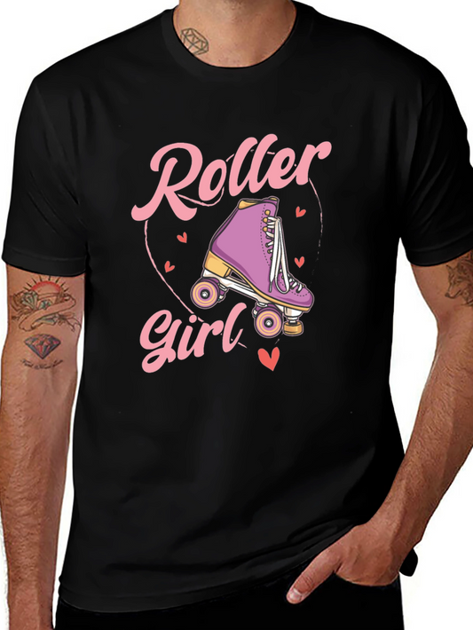 Roller Girl Graphic Tee - Skate in Style!