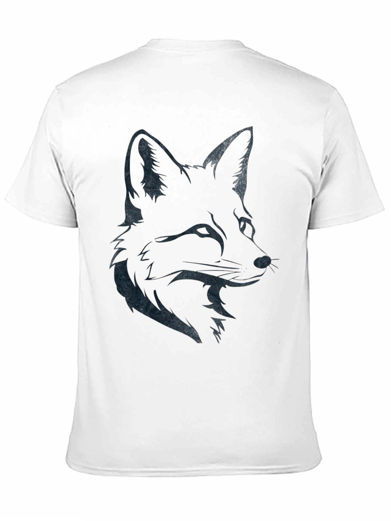 Fox Graphic Print Crew Neck T-Shirt