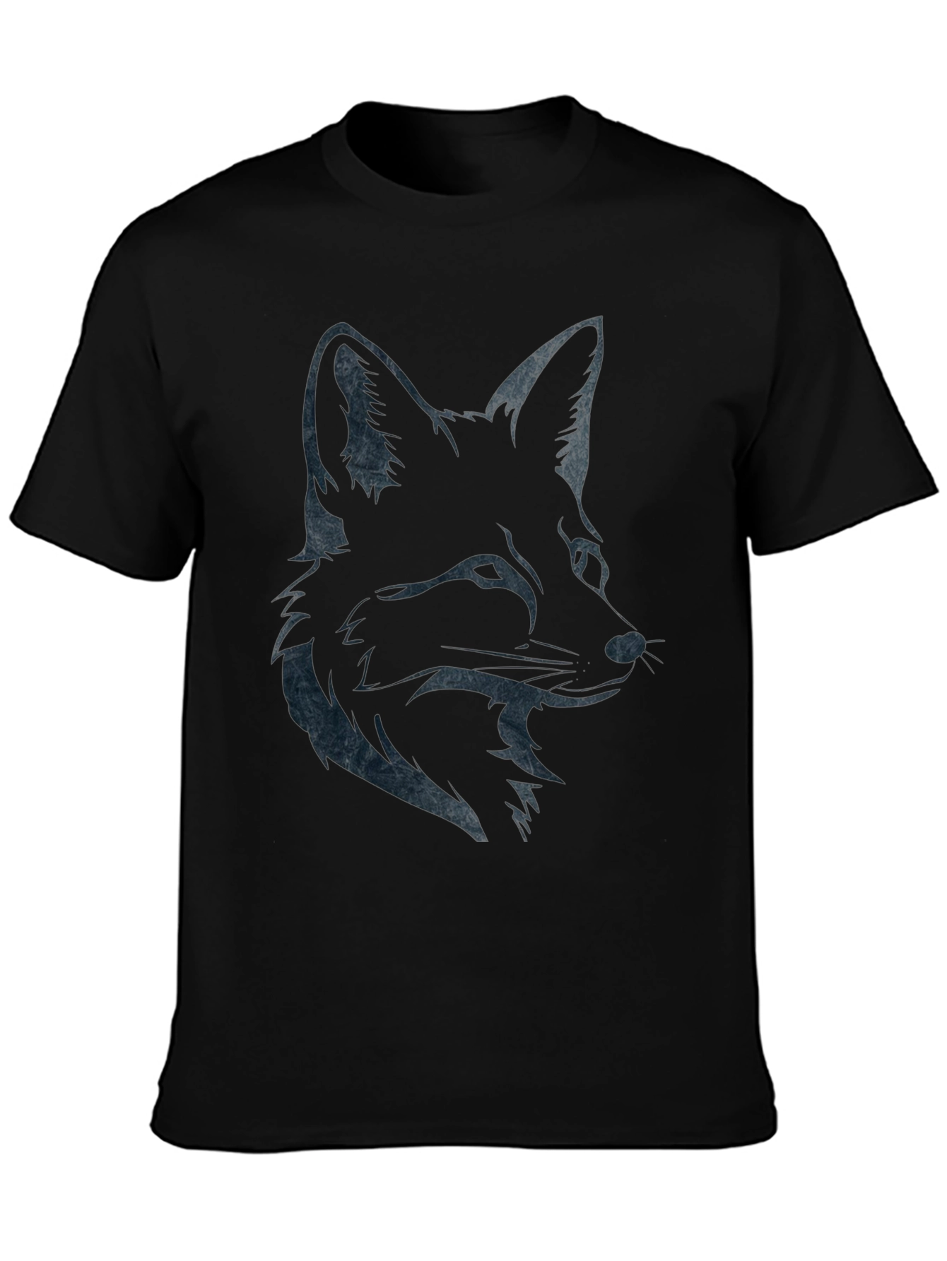 Fox Graphic Print Crew Neck T-Shirt