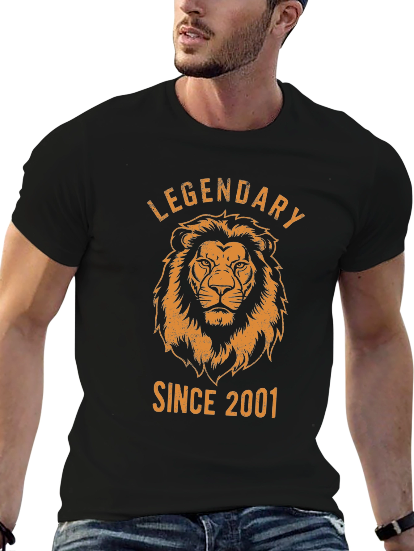 Legendary Since 2001 Lion Graphic T-Shirt