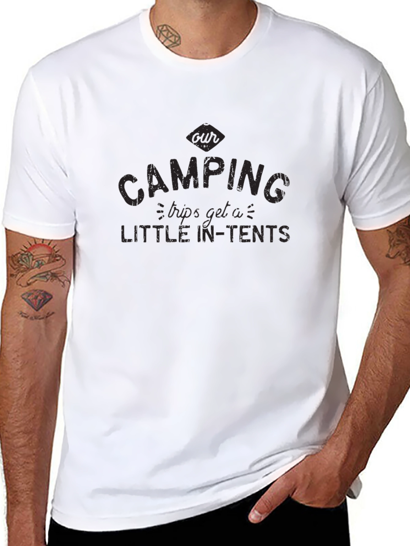 Camping Trips T-Shirt - Little In-Tents Tee