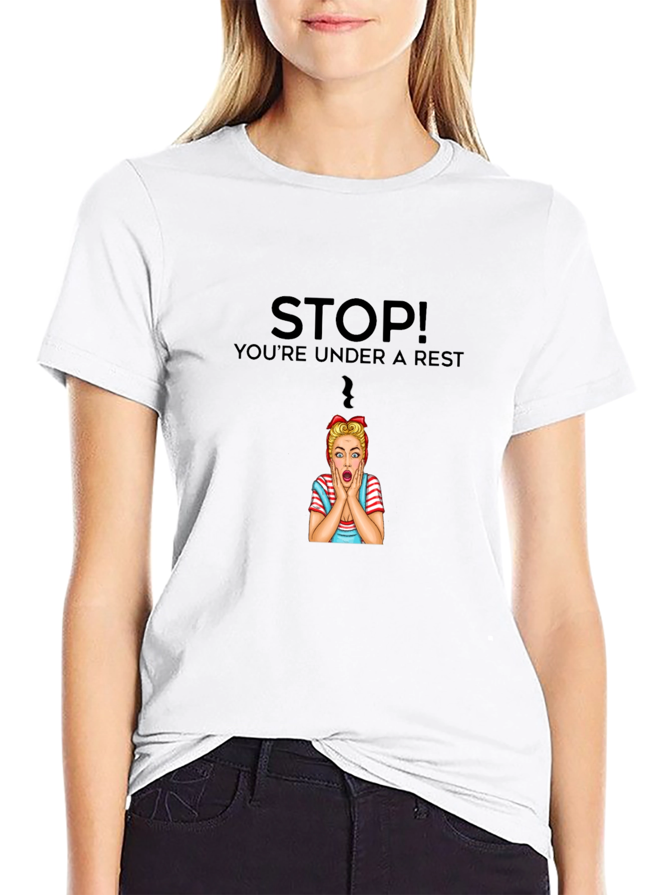 Stop! Youre Under Arrest Graphic Tee