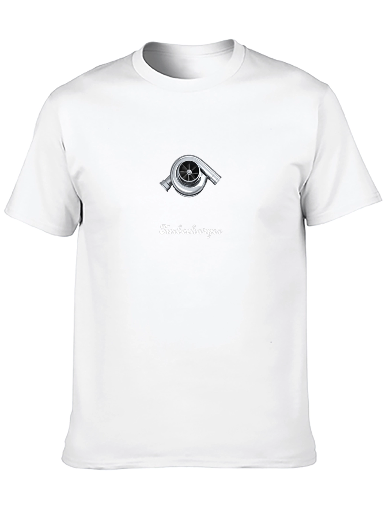 Turbocharger Graphic Black Tee - Automotive Enthusiast Apparel