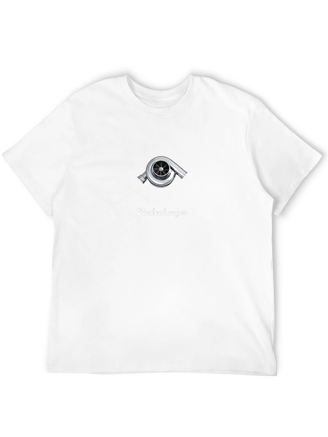 Turbocharger Graphic Black Tee - Automotive Enthusiast Apparel