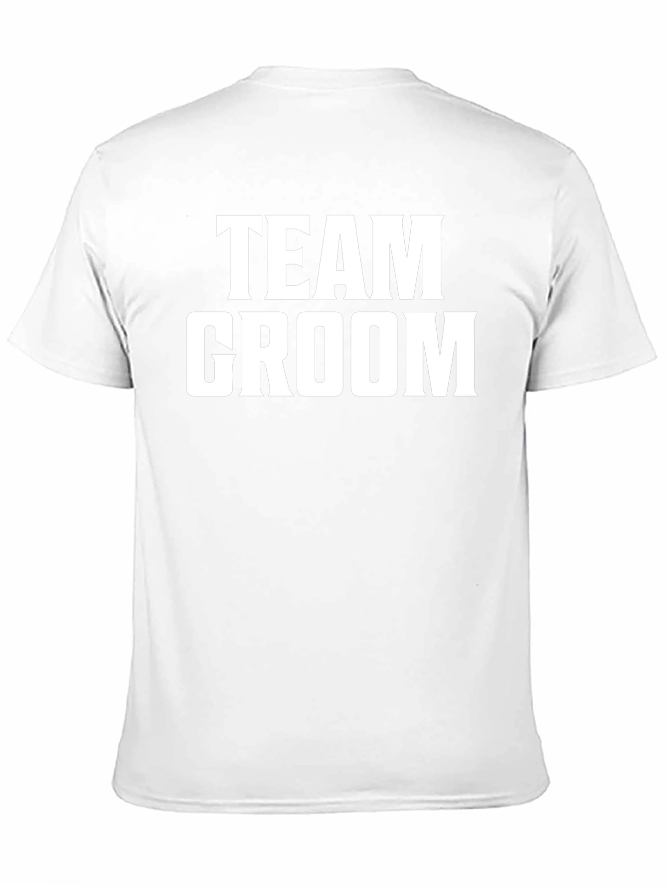 Team Groom T-Shirt: Celebrate the Big Day!