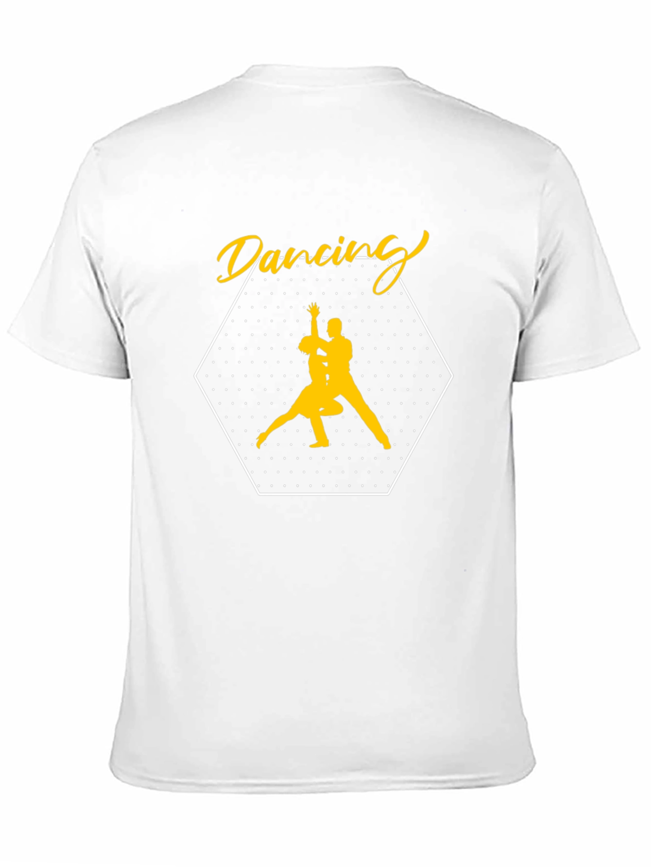 Dancing Couple Graphic Tee - Stylish Black T-Shirt