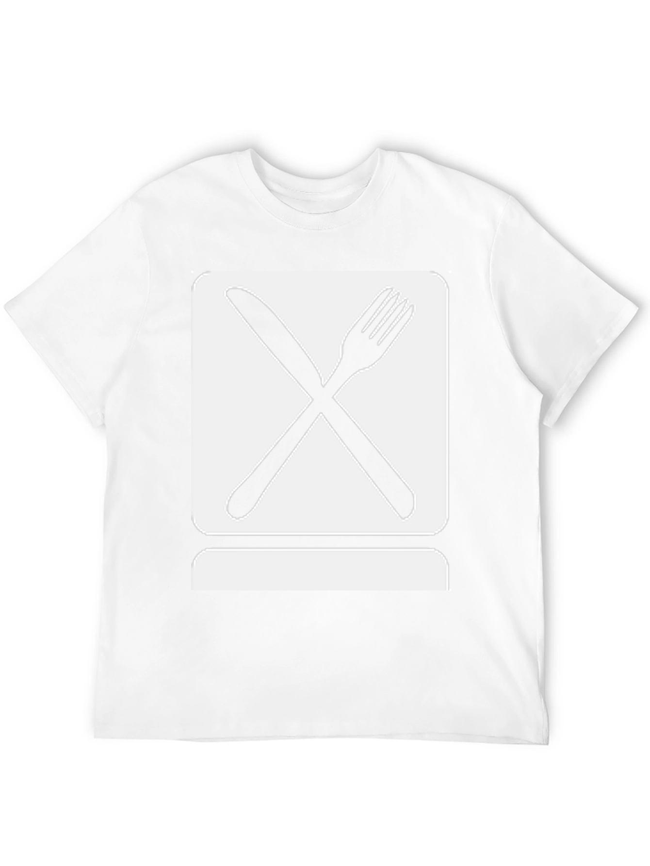 Dine In Style: Crossed Cutlery Graphic Tee