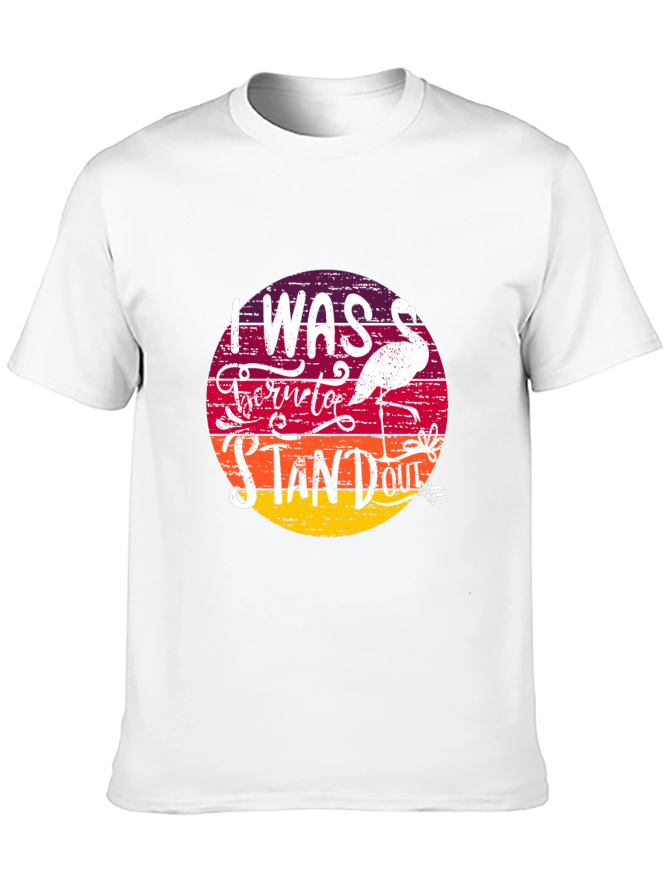 Born to Stand Out Flamingo T-Shirt