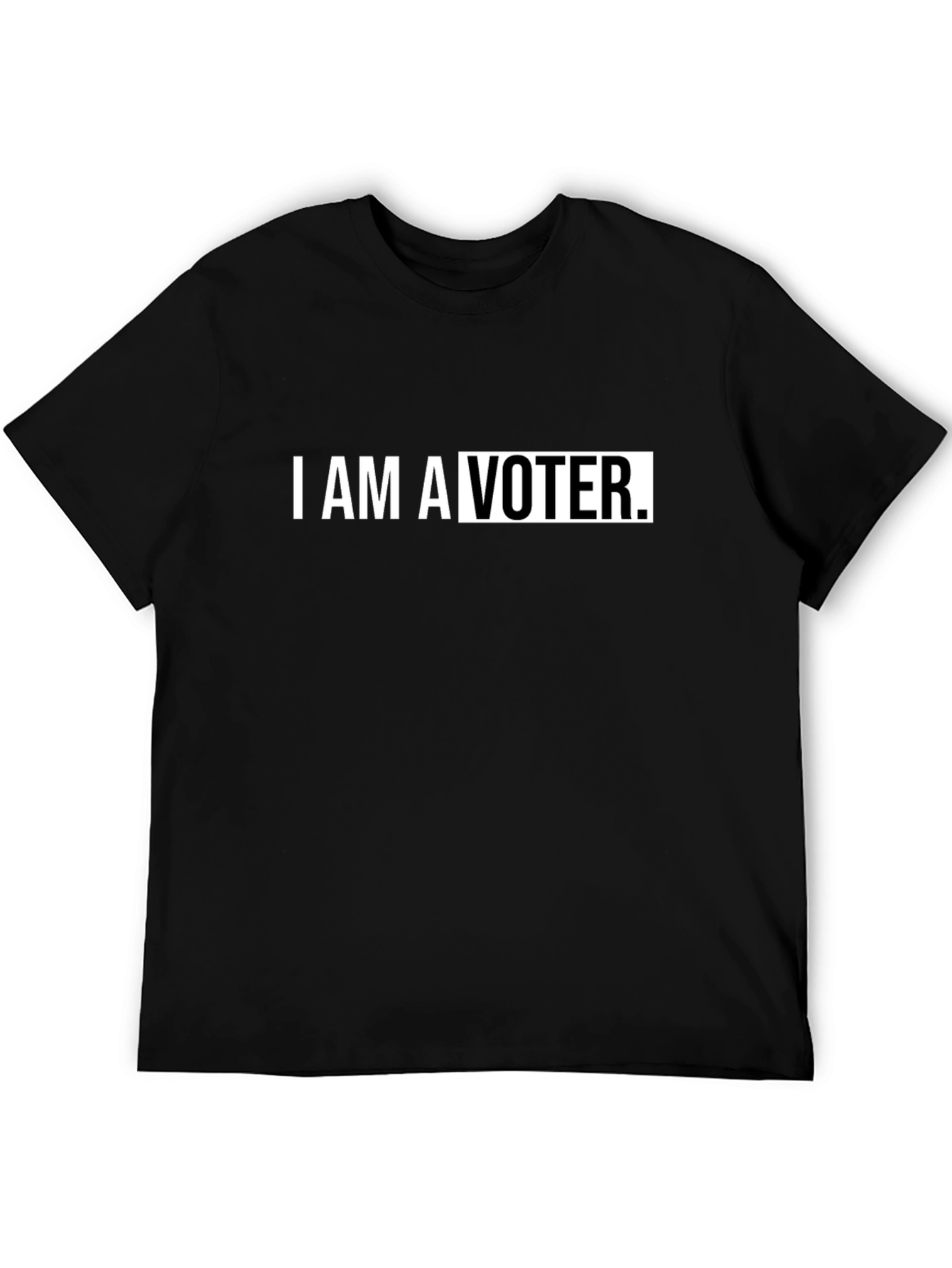 I am a Voter Black T-Shirt