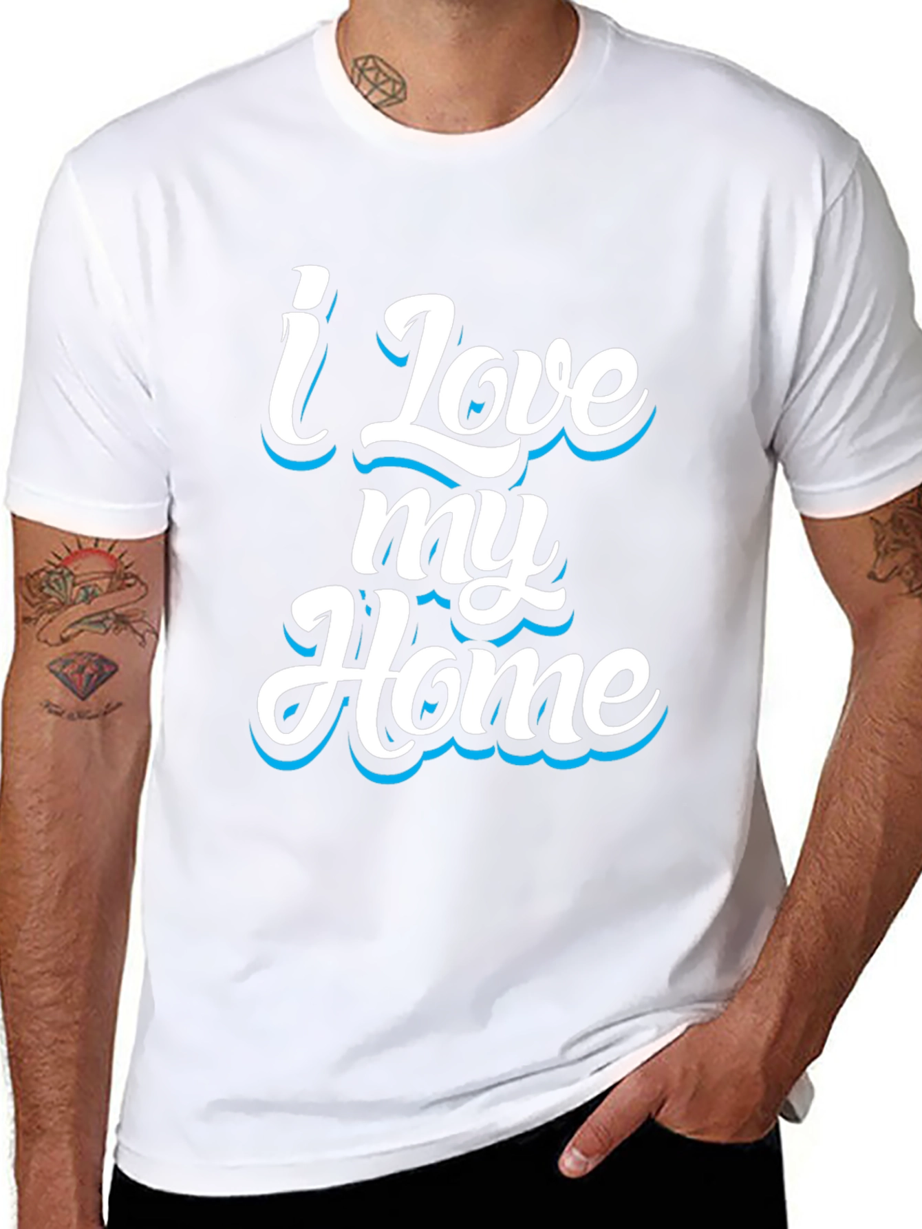 I Love My Home Graphic Tee