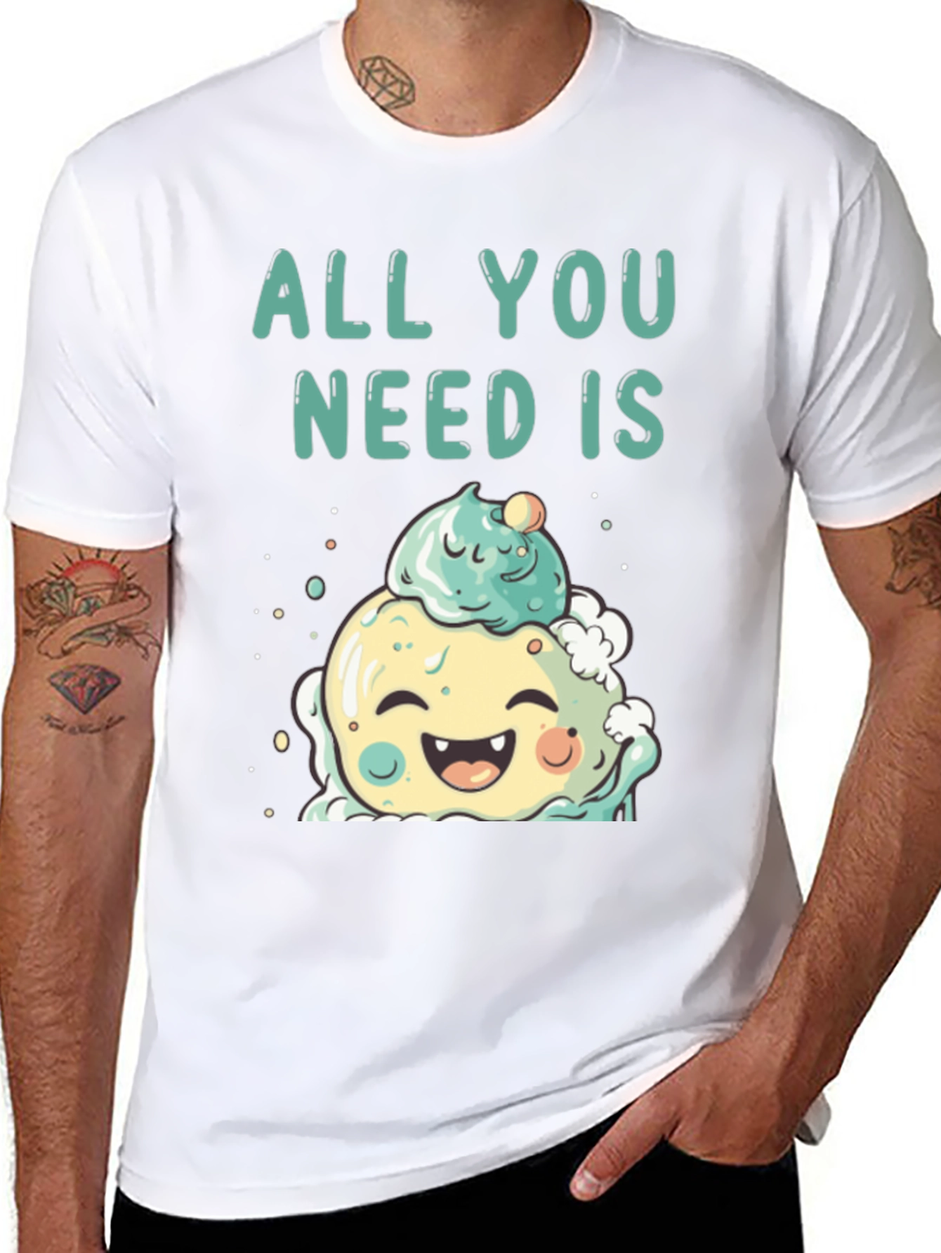 All You Need Is Cute Ice Cream T-Shirt