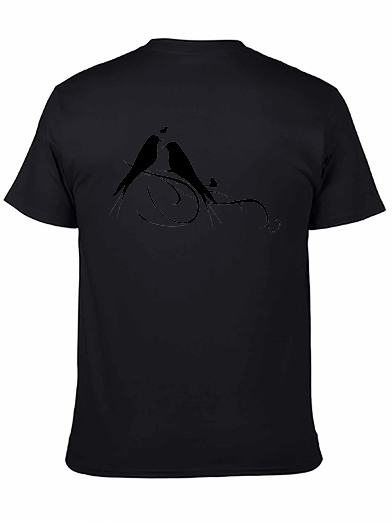 Love Birds Graphic Tee - Black