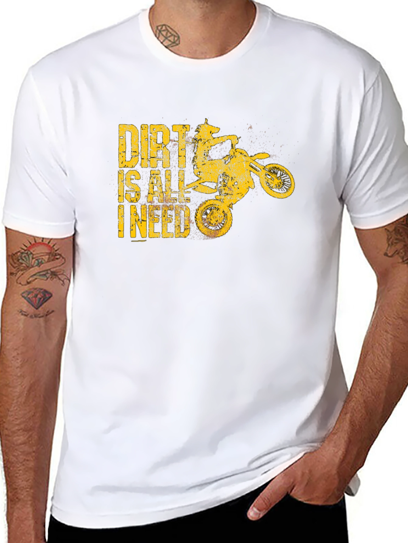 Dirt Is All I Need T-Shirt - Motocross Design
