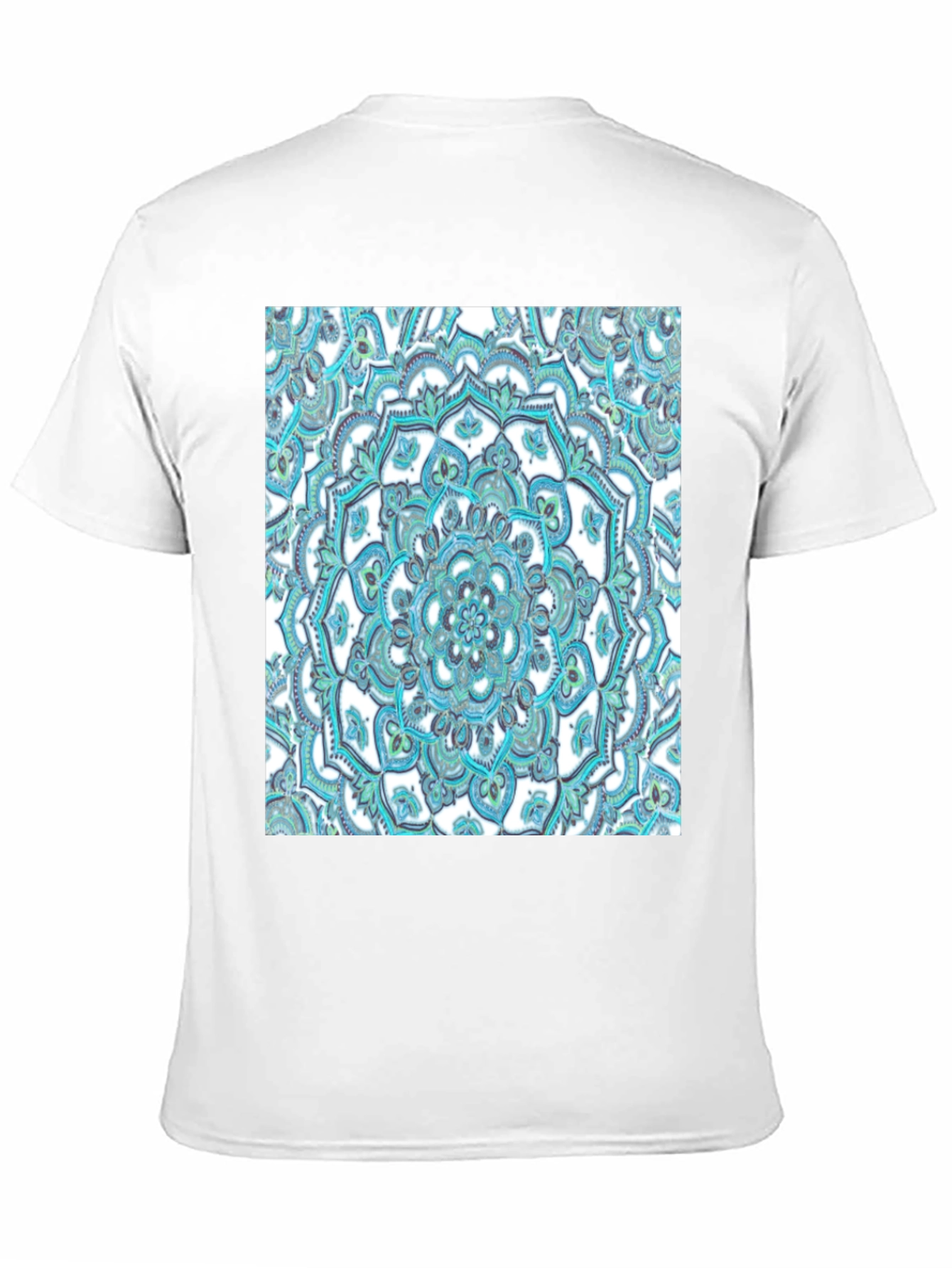 Mandala Graphic Tee - Soft Black Cotton T-Shirt