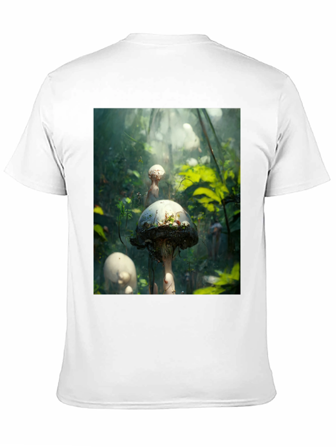 Mushroom Forest Graphic Tee - Nature Inspired Style