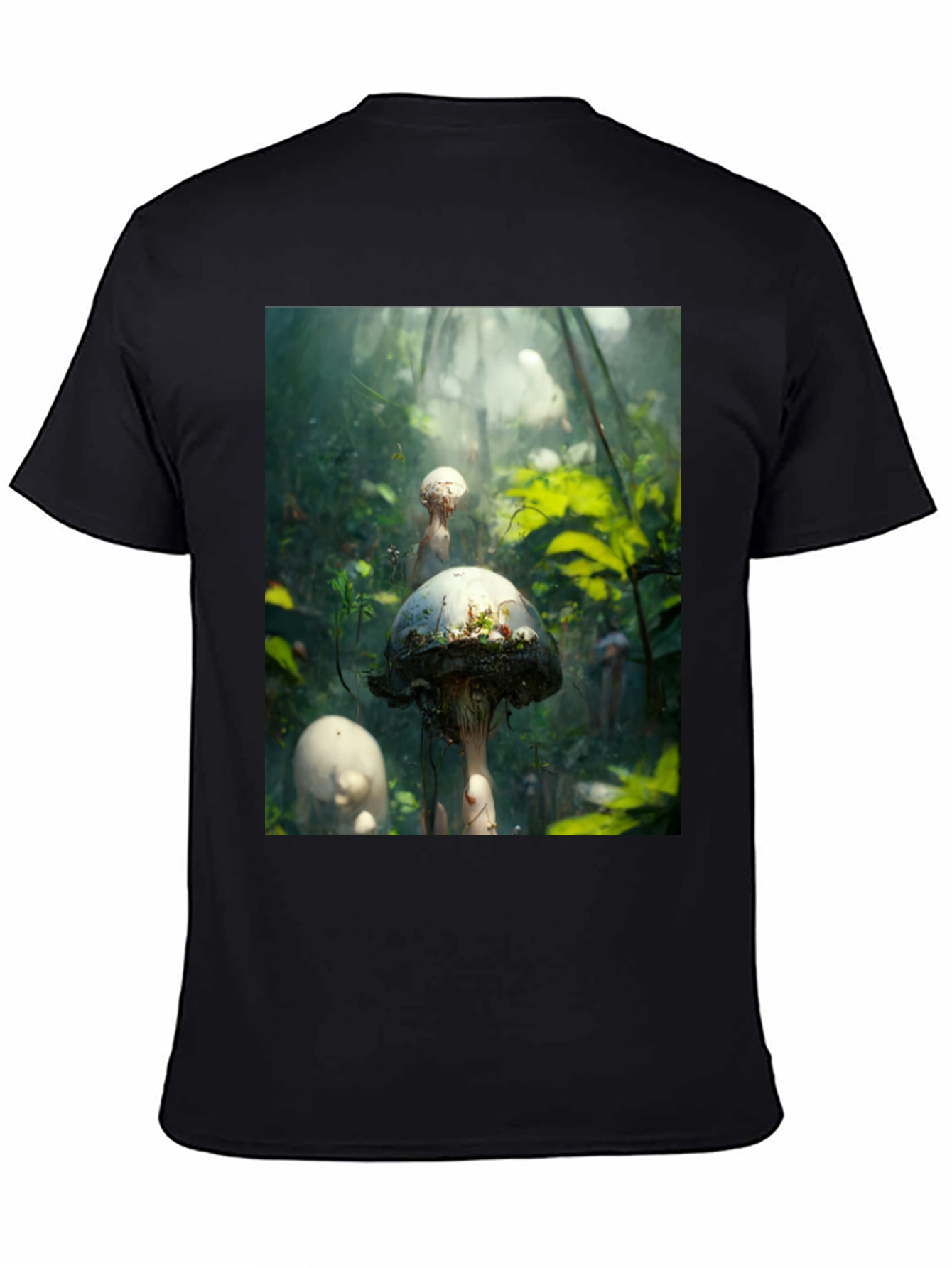 Mushroom Forest Graphic Tee - Nature Inspired Style
