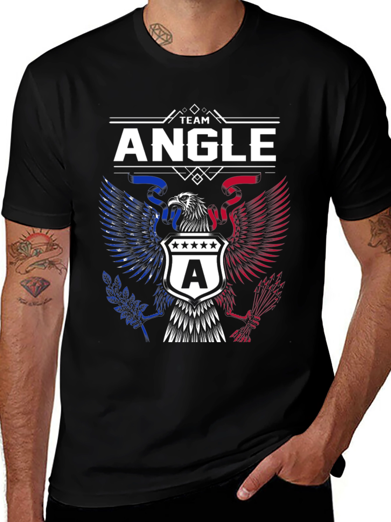 Team Angle Eagle Patriotic T-Shirt