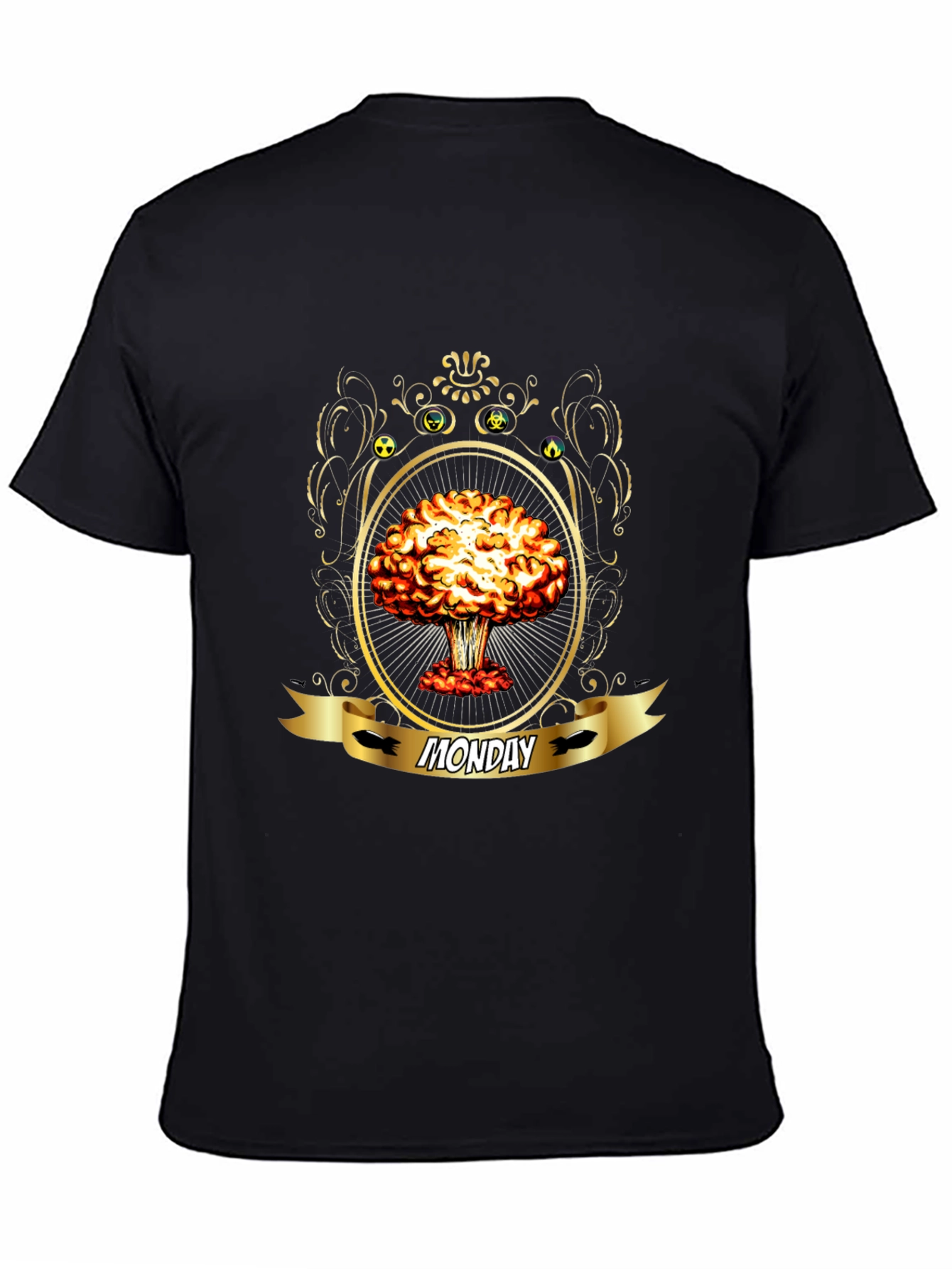 Monday Nuclear Explosion T-Shirt - Black