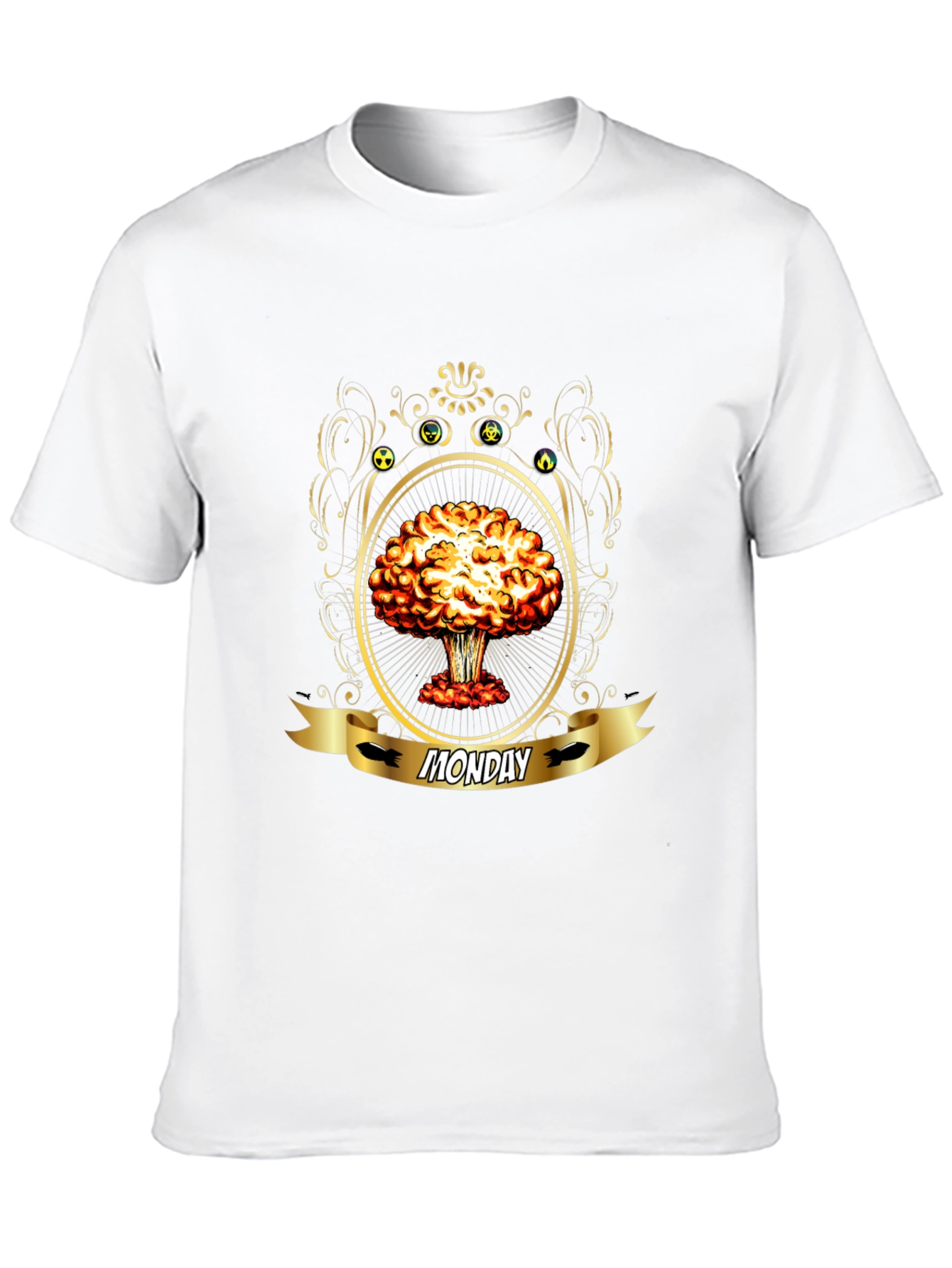 Monday Nuclear Explosion T-Shirt - Black