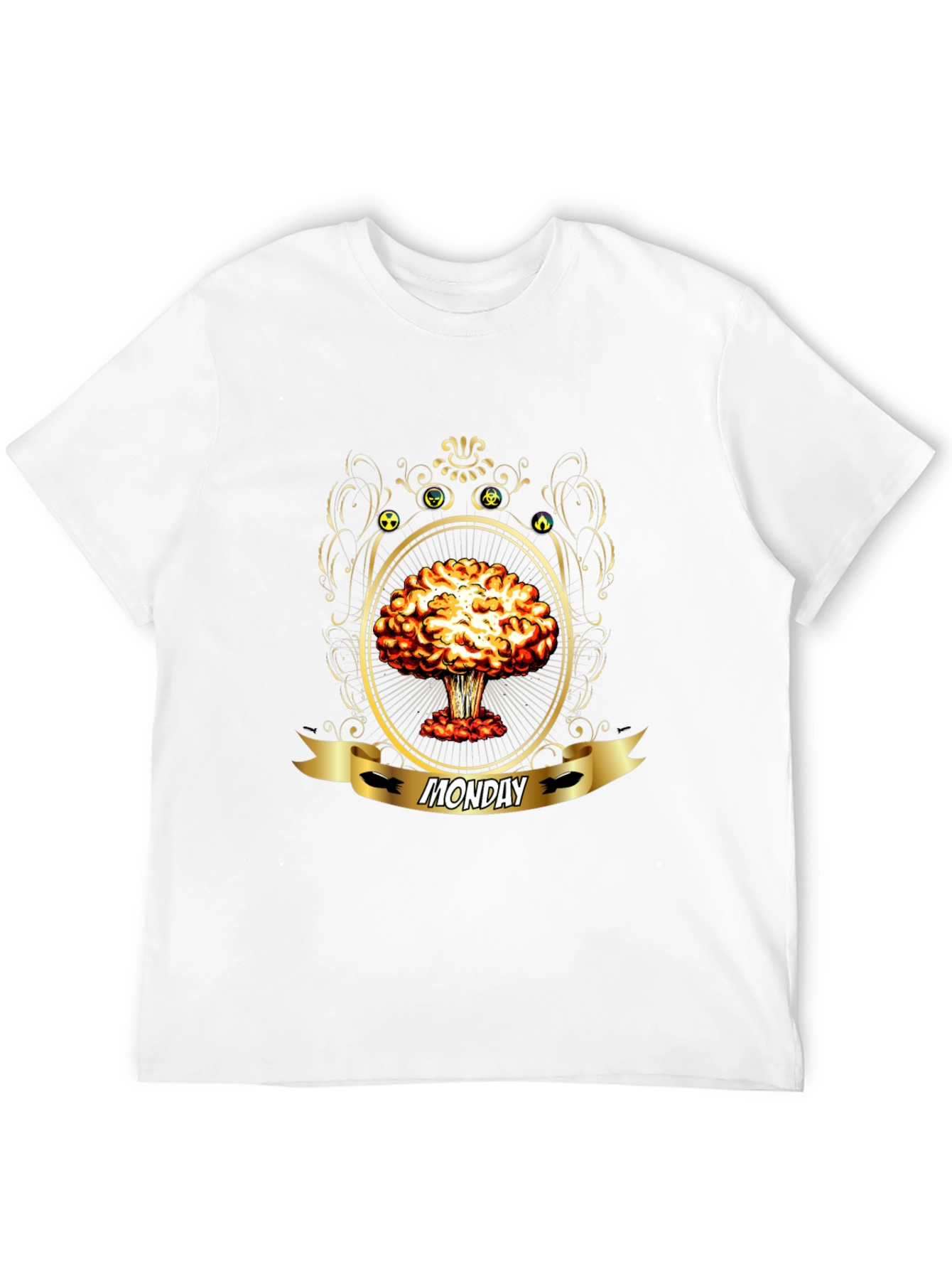 Monday Nuclear Explosion T-Shirt - Black