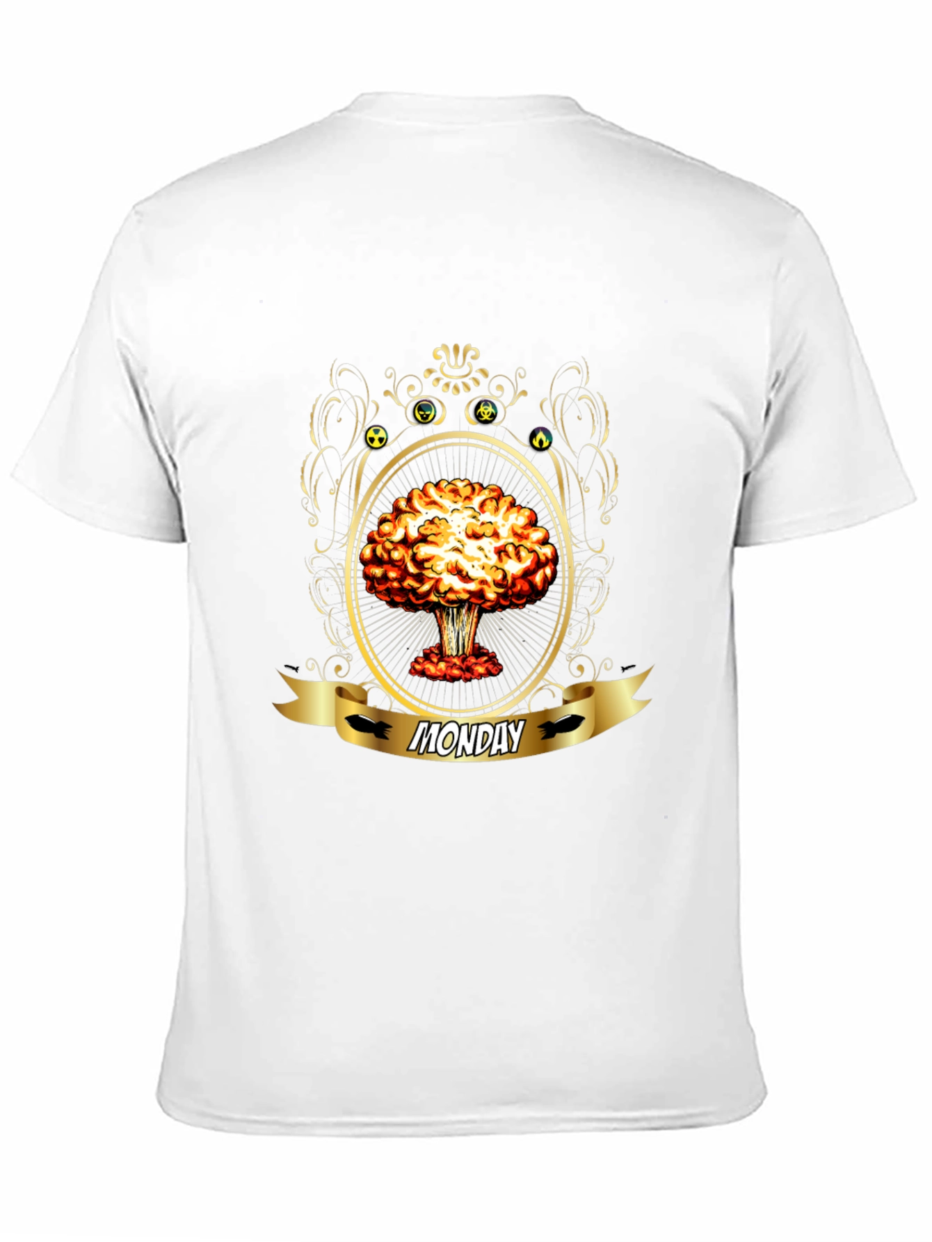 Monday Nuclear Explosion T-Shirt - Black