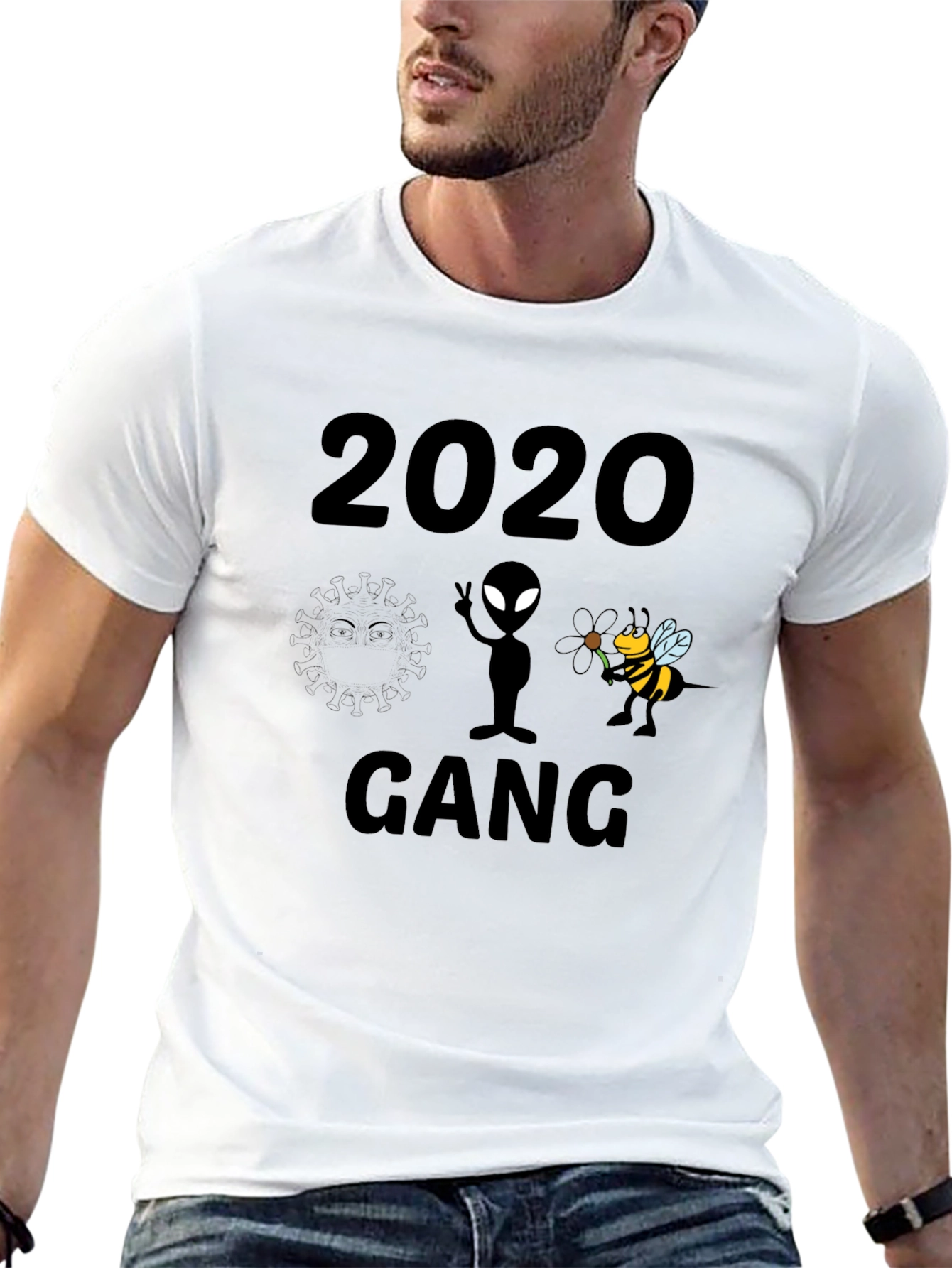2020 Gang Graphic Tee - Unique Design