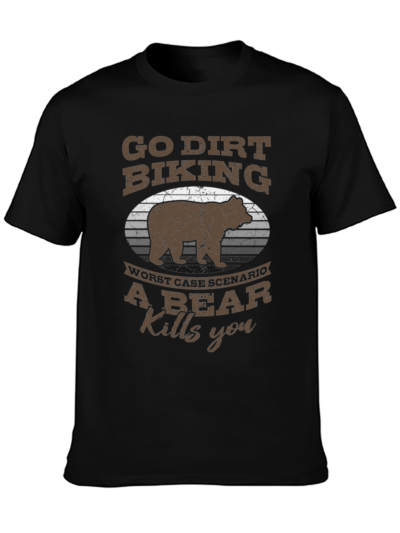 Go Dirt Biking Bear T-Shirt