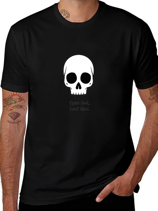 Skull Graphic Tee - Quiet Soul Loud Mind T-Shirt
