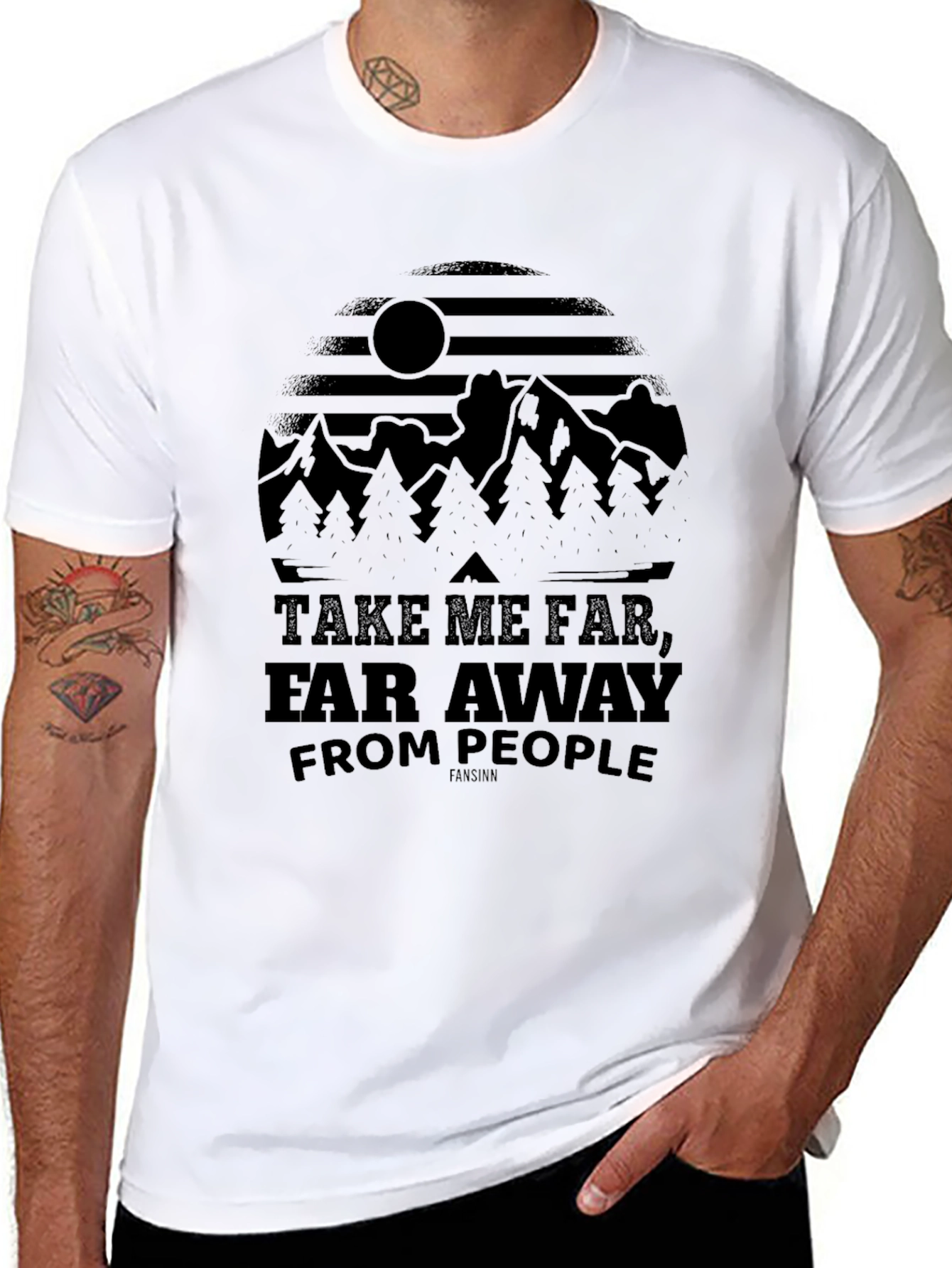 Take Me Far Away T-Shirt - Mountain Graphic Tee