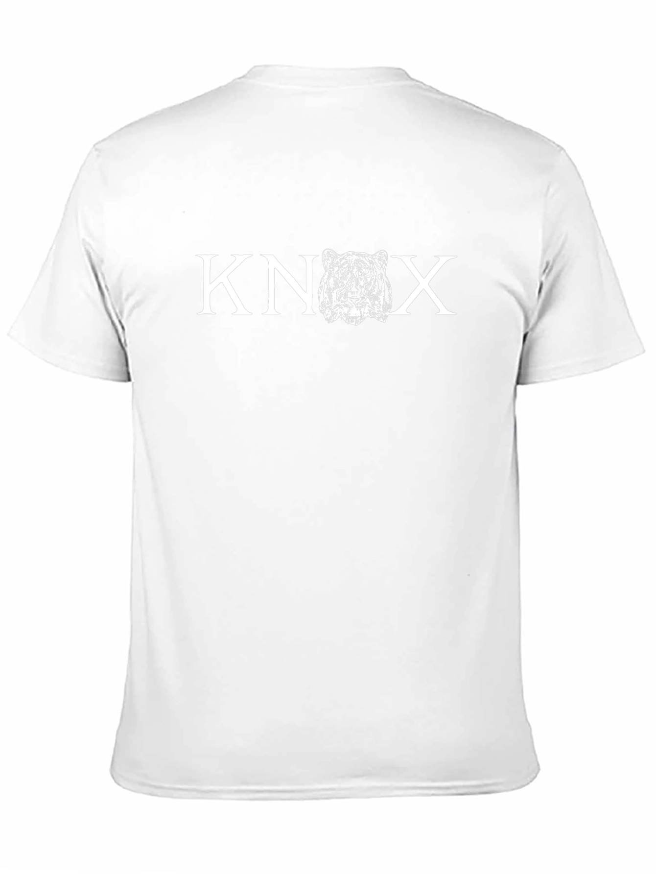 Knox Tiger Graphic Tee - Black Cotton T-Shirt