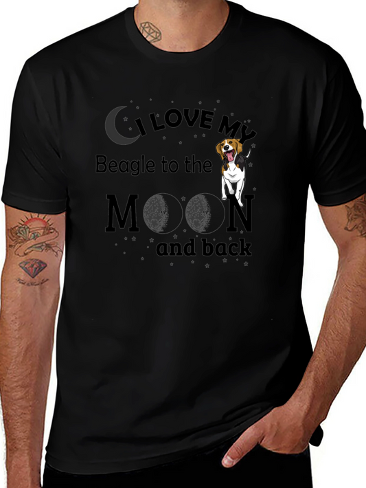 I Love My Beagle To The Moon And Back T-Shirt