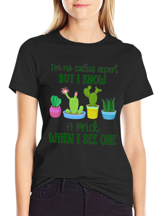 Cactus Expert Graphic Tee